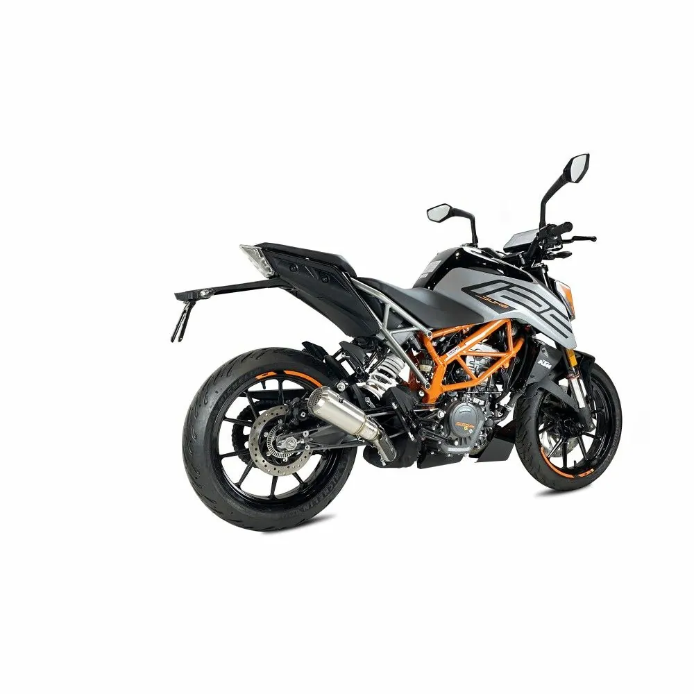 IXRACE KTM DUKE / RC / 125 / 390 / 2021 2024 pot d'échappement MK2 INOX AM3259S - EURO5+