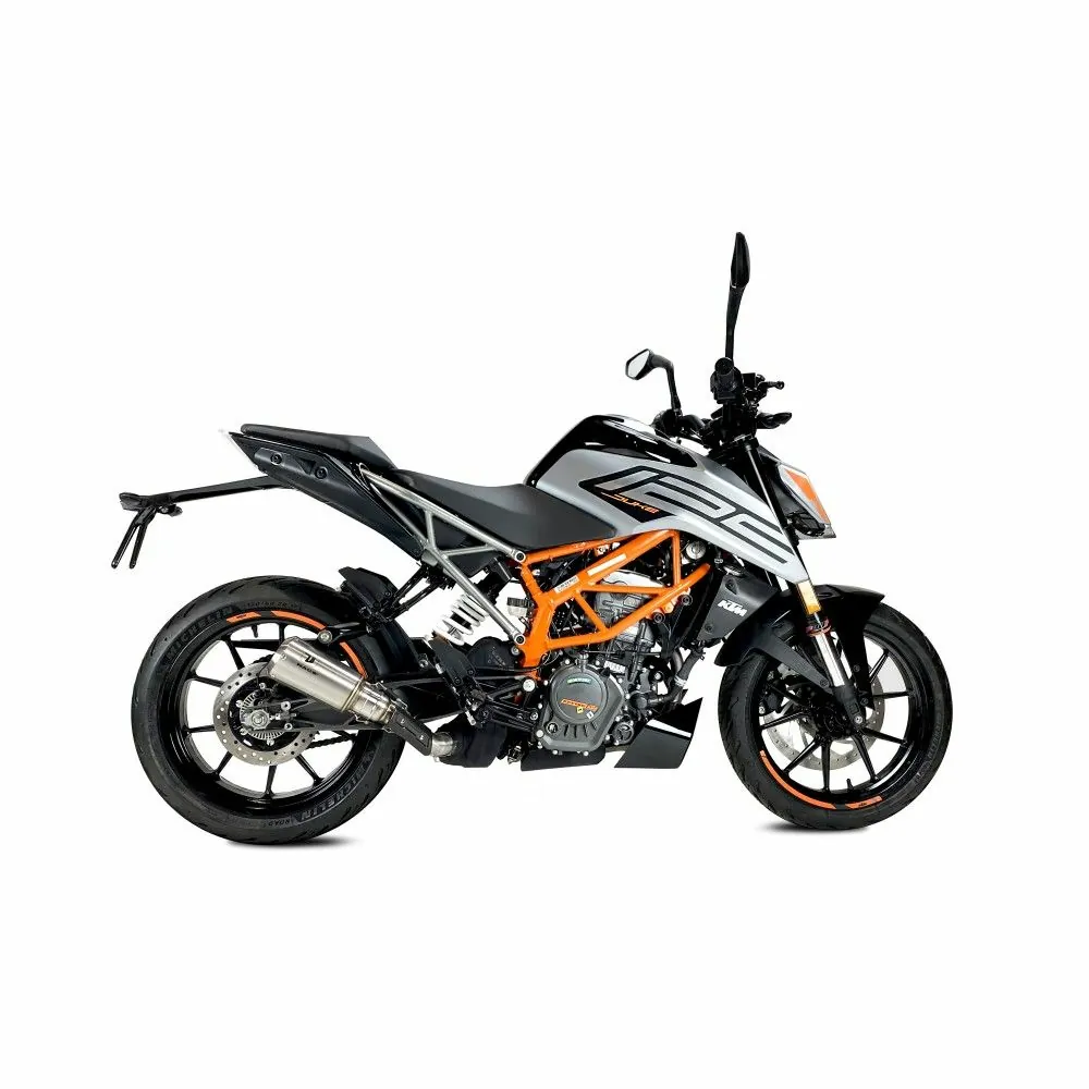 IXRACE KTM DUKE / RC / 125 / 390 / 2021 2024 pot d'échappement MK2 INOX AM3259S - EURO5+