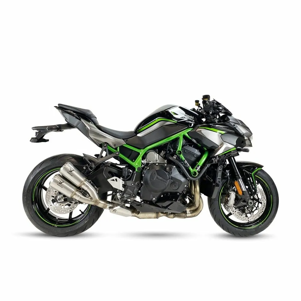 IXRACE KAWASAKI Z H2 / 2020 2026 MK2 INOX DOUBLE  silencer AK7266S - NOT APP