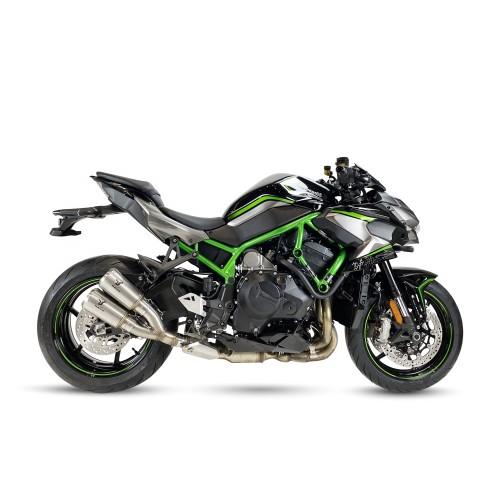 IXRACE KAWASAKI Z H2 / 2020 2026 MK2 INOX DOUBLE  silencer AK7266S - NOT APP