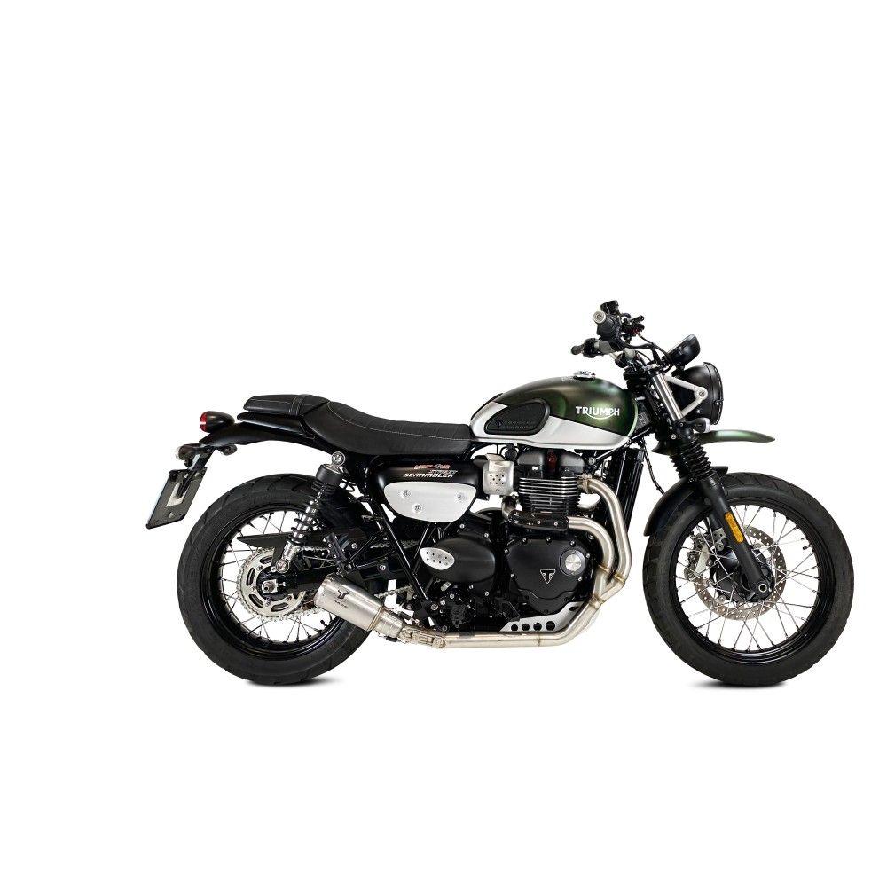 Street shop scrambler exhaust