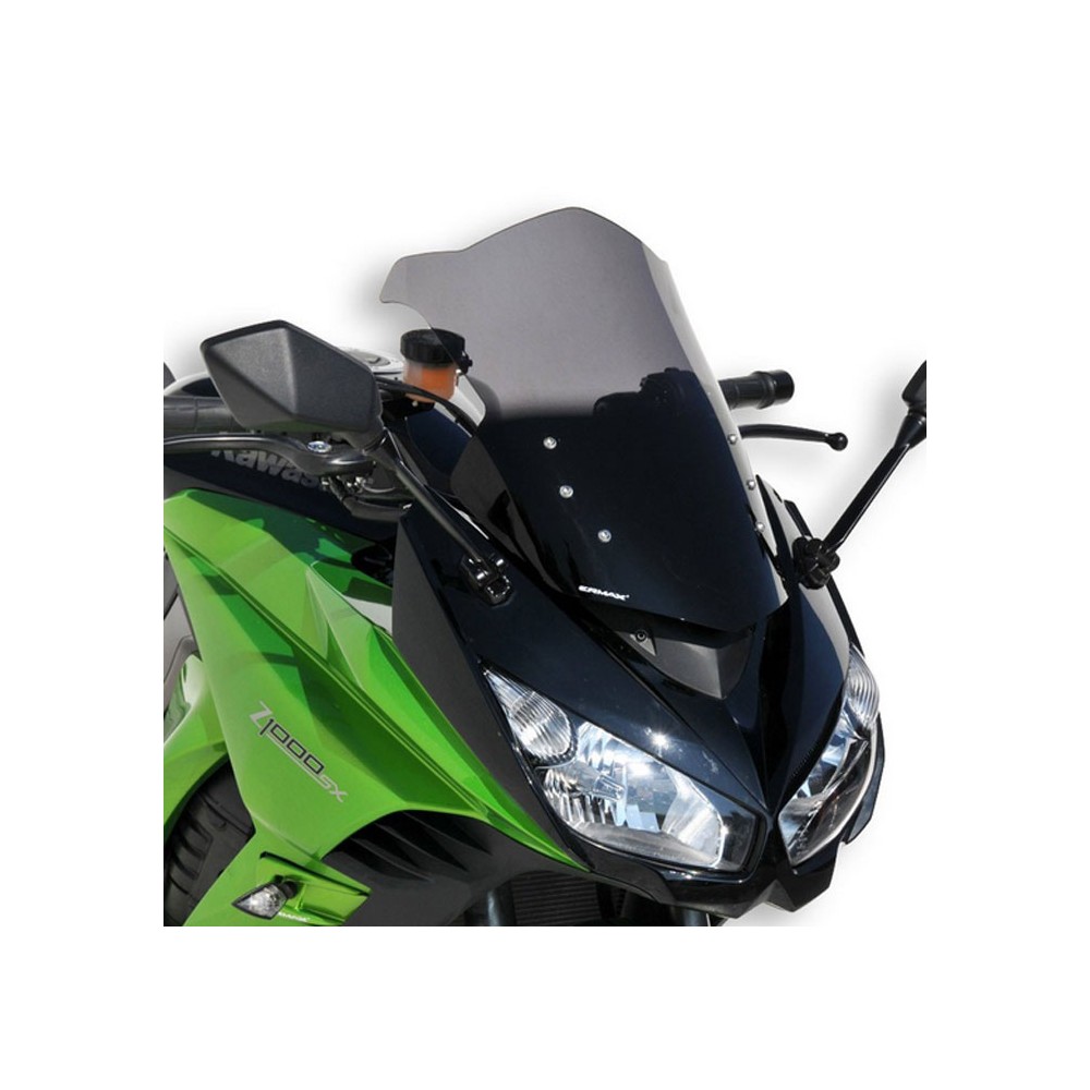Andifany Windshield Windscreen Double Bubble Deflectors Black for Kawasaki Ninja 1000 Sx Z1000Sx Z1000-Sx 2011 2012 2013 2014 2015 2016-Black 