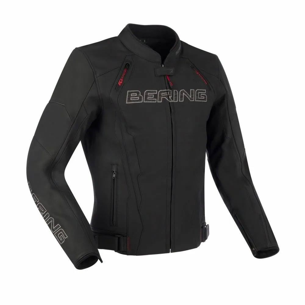 BERING motorcycle jacket DERBY winter man leather black BCB570