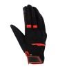 BERING gants textile FLETCHER EVO moto été homme noir rouge BGE561