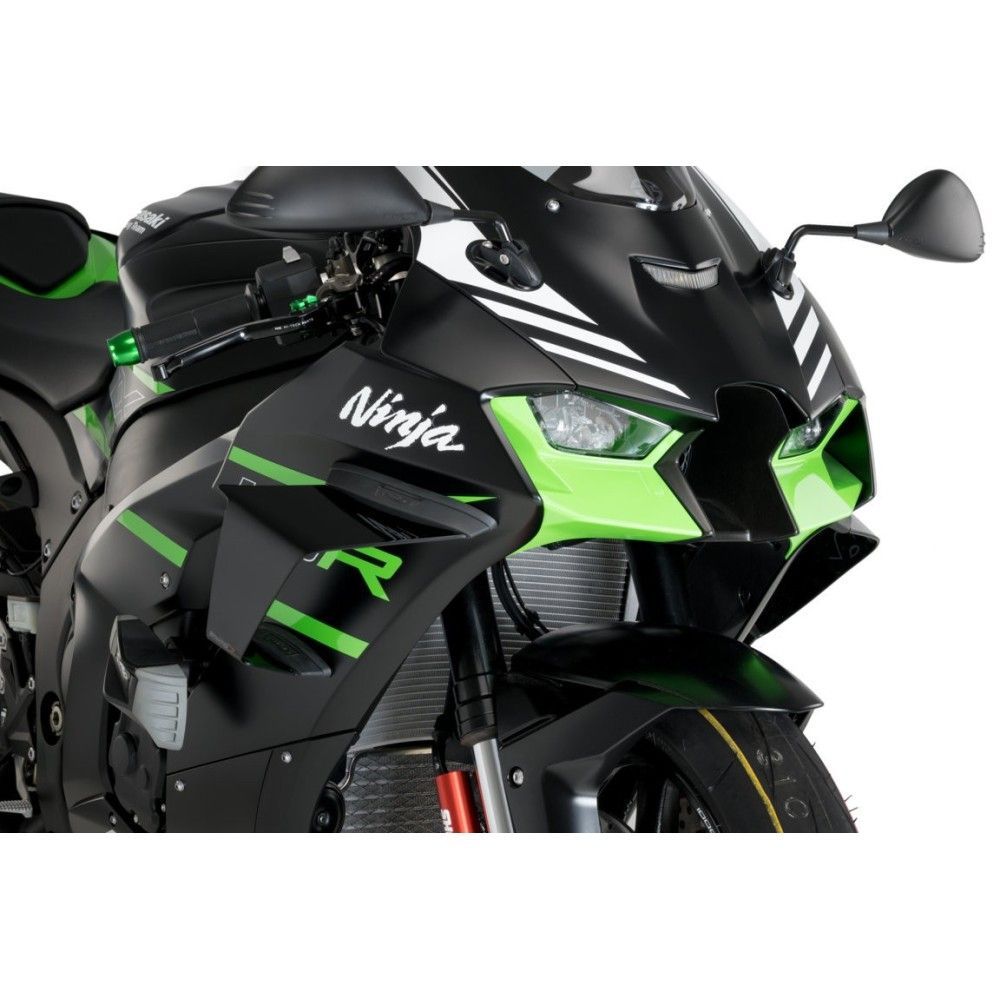 PUIG kit ailerons Downforce RACE latéraux Kawasaki ZX-10R / RR / 2021 2025 - 20543