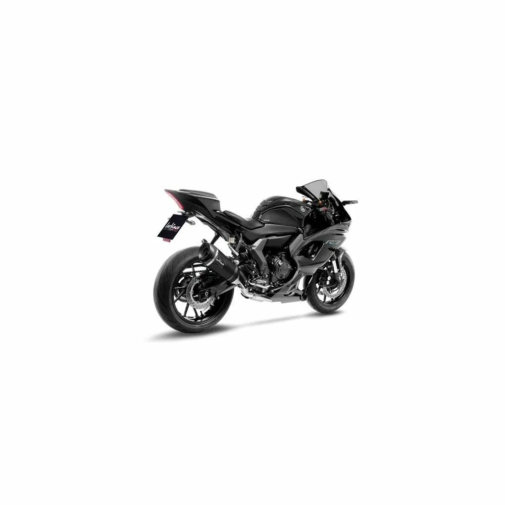 LEOVINCE YAMAHA YZF-R7 / 2021 2022 FACTORY S BLACK INOX exhaust line NOT approved 14405SB