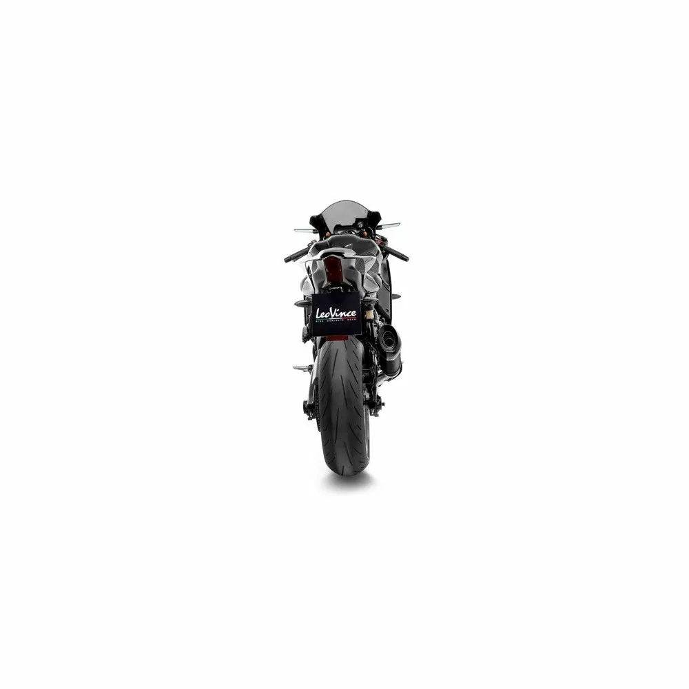 LEOVINCE YAMAHA YZF-R7 / 2021 2022 FACTORY S INOX BLACK ligne d'échappement NON HOM 14405SB