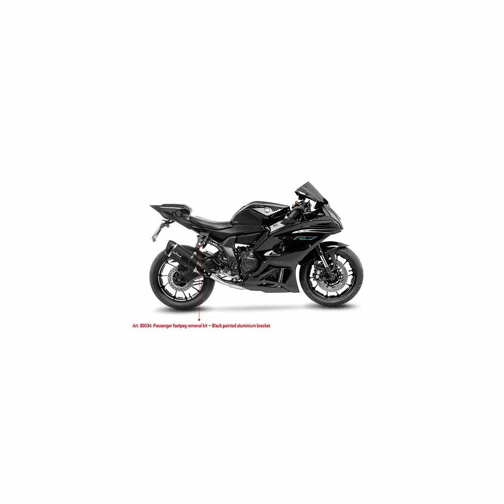 LEOVINCE YAMAHA YZF-R7 / 2021 2022 passenger footrest 80034