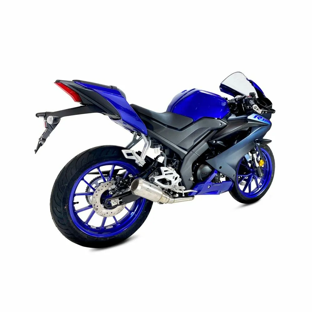 IXRACE YAMAHA XSR 125 / YZF / MT-125 / 2021 2026 ligne complète d'échappement MK2 INOX AY9240S - NON HOM