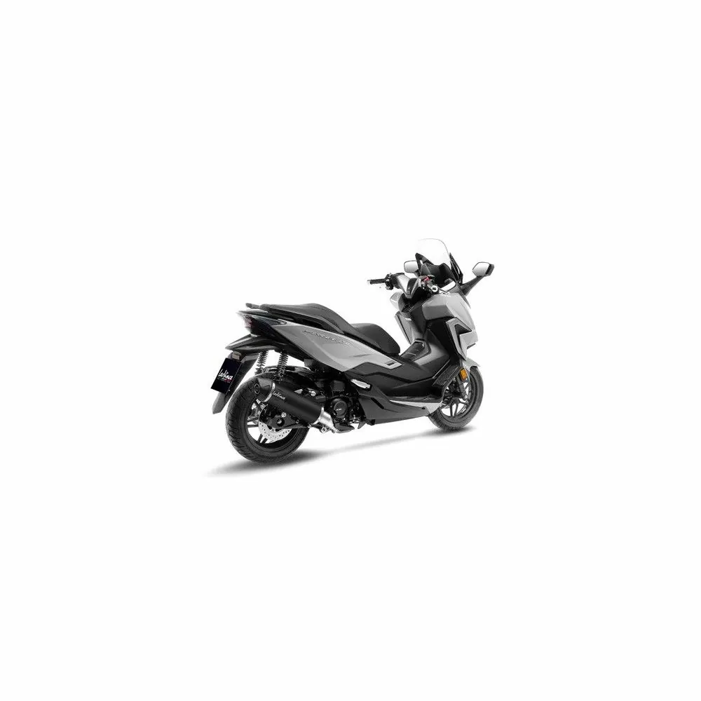 LEOVINCE HONDA FORZA 350 / 2021 2024 NERO INOX exhaust not approved 14083