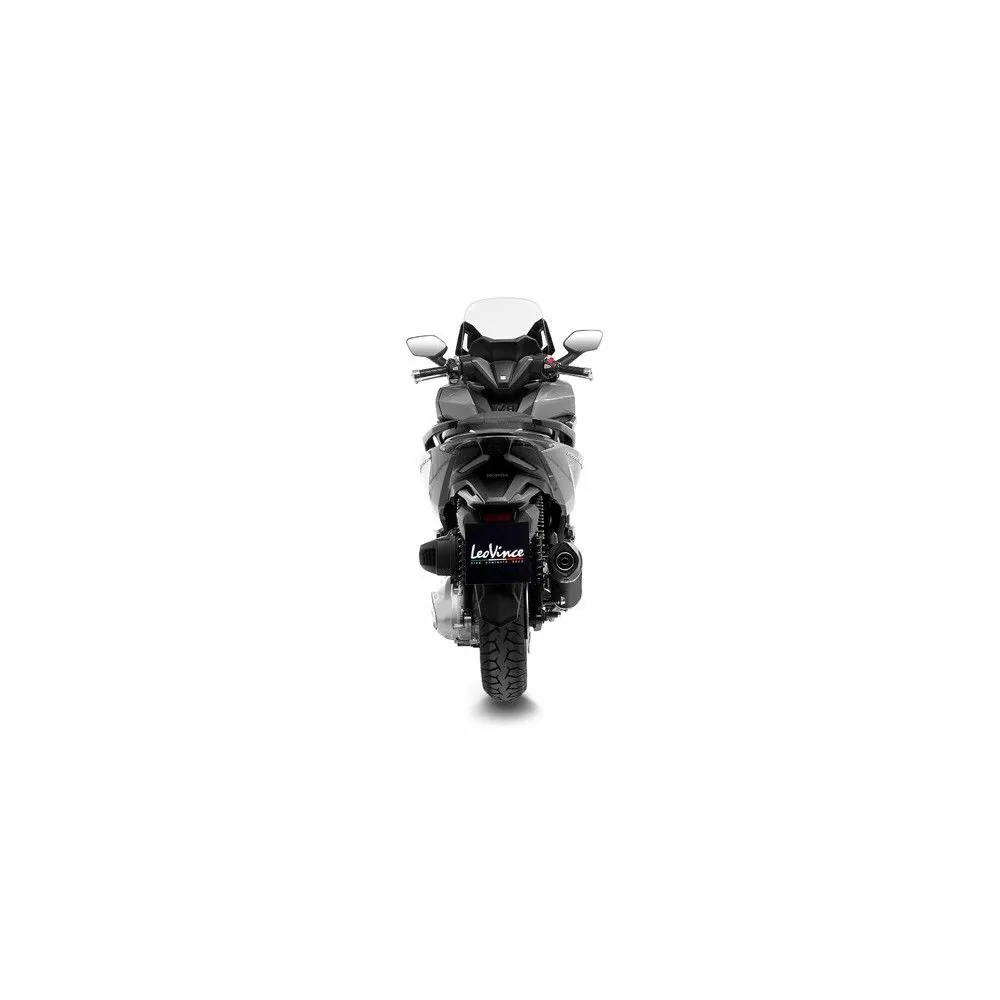 LEOVINCE HONDA FORZA 350 / 2021 2024 NERO INOX exhaust approved EURO5 14083K