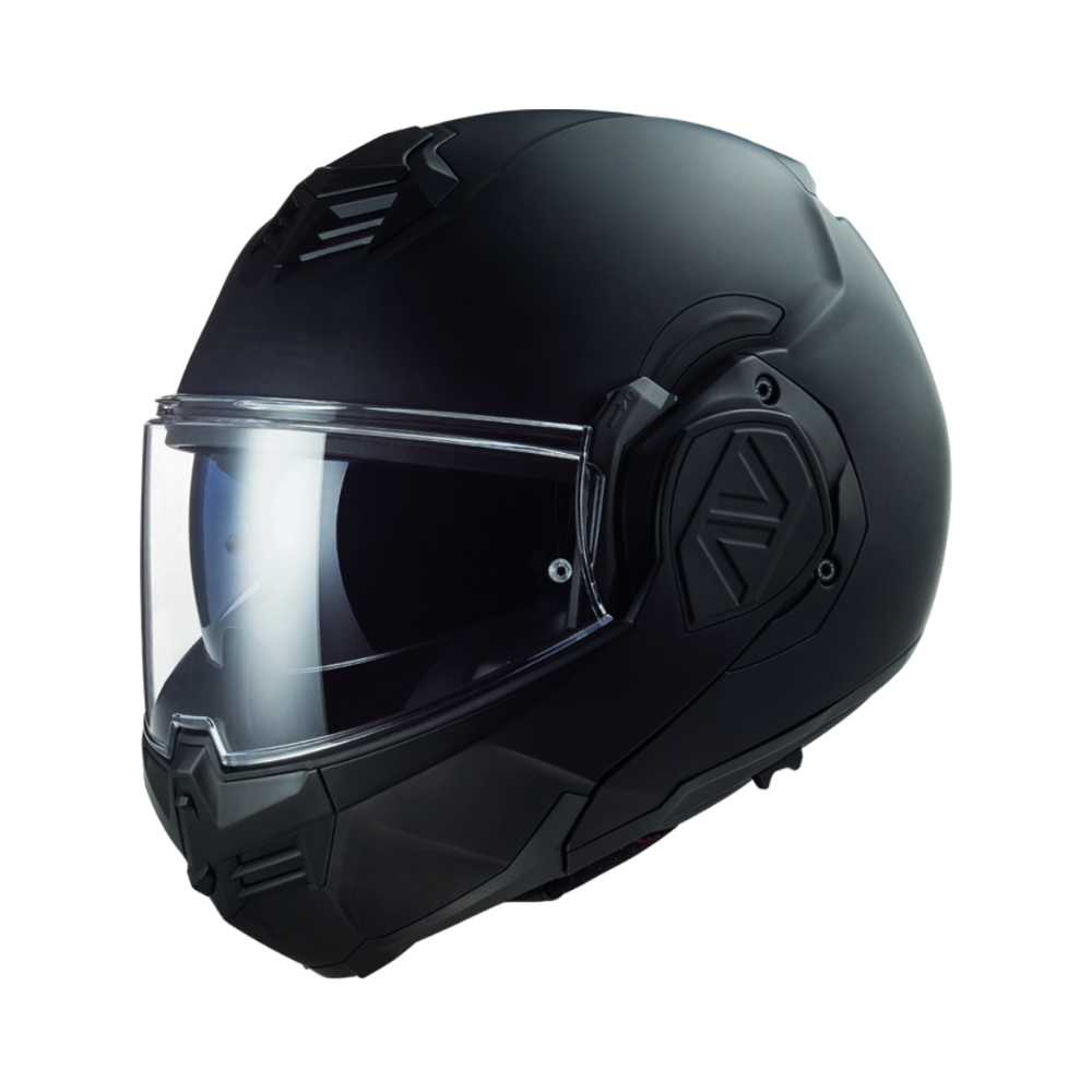 ls2-ff906-advant-solid-modular-helmet-moto-scooter-black