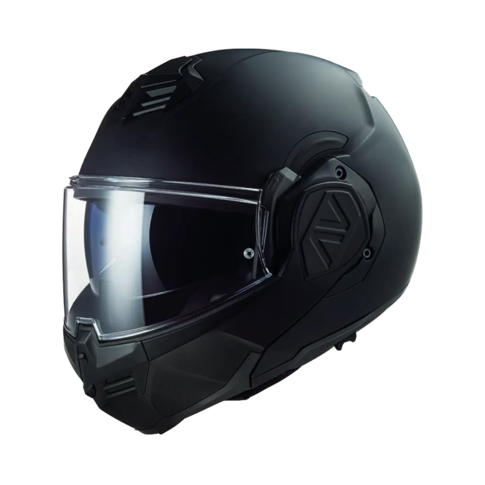 ls2-ff906-advant-solid-modular-helmet-moto-scooter-black