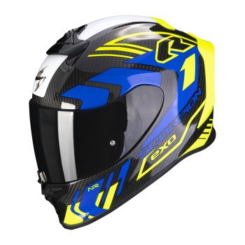 scorpion-racing-full-face-helmet-exo-r1-evo-carbon-air-supra-jet-moto-scooter-black-fluorescent-yellow-blue