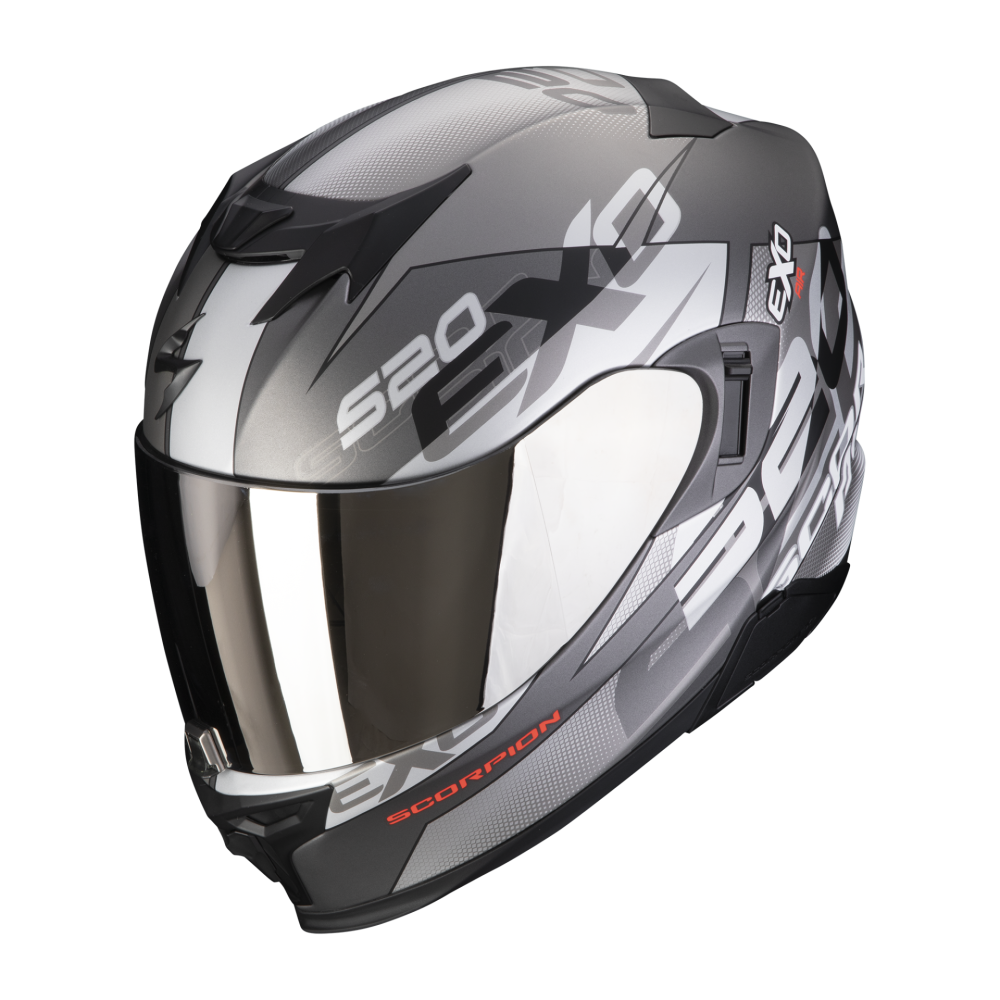 scorpion-casque-integral-exo-520-evo-air-cover-moto-scooter-argent-mat-rouge