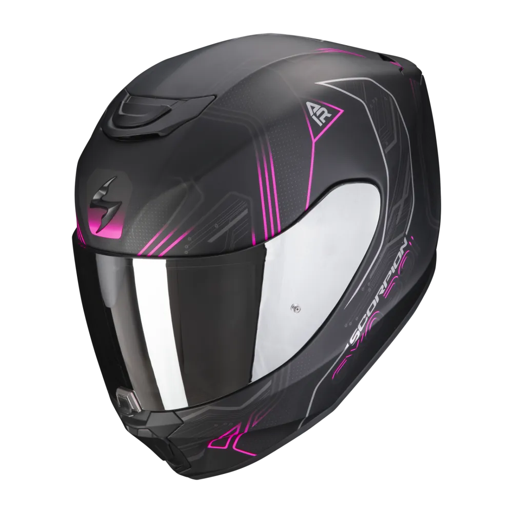 scorpion-casque-integral-exo-391-spada-moto-scooter-noir-mat-rose