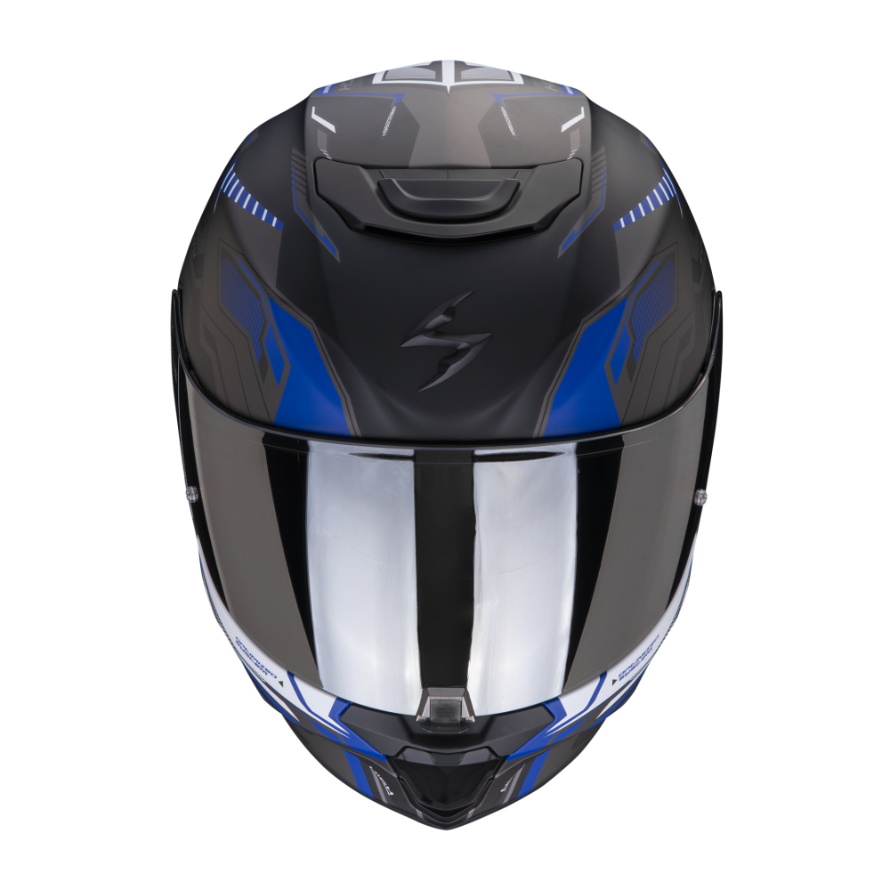scorpion-casque-integral-exo-391-haut-moto-scooter-noir-mat-argent-bleu