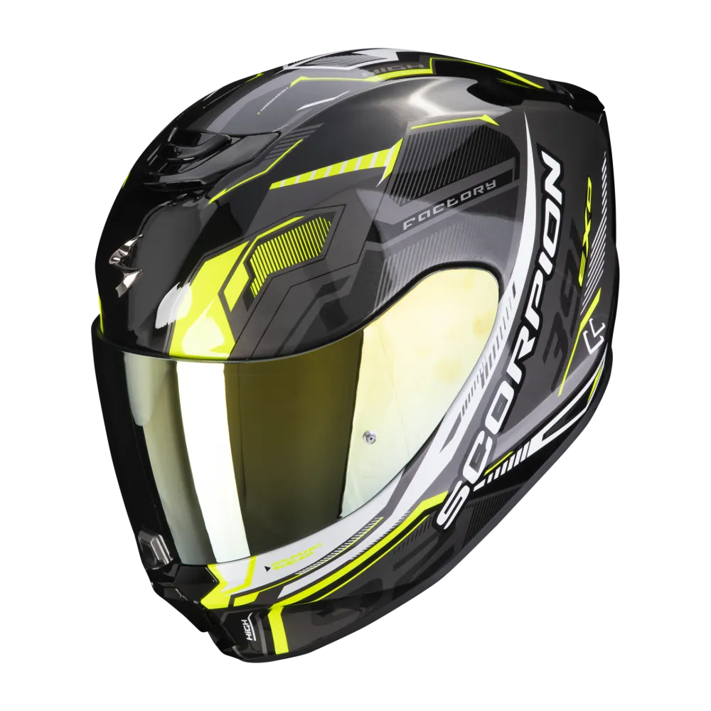 scorpion-casque-integral-exo-391-haut-moto-scooter-noir-argent-jaune-fluo
