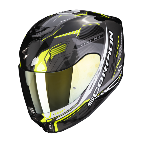 scorpion-casque-integral-exo-391-haut-moto-scooter-noir-argent-jaune-fluo