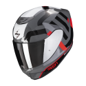 SCORPION casque intégral EXO-391 AROK moto scooter Gris Rouge Noir
