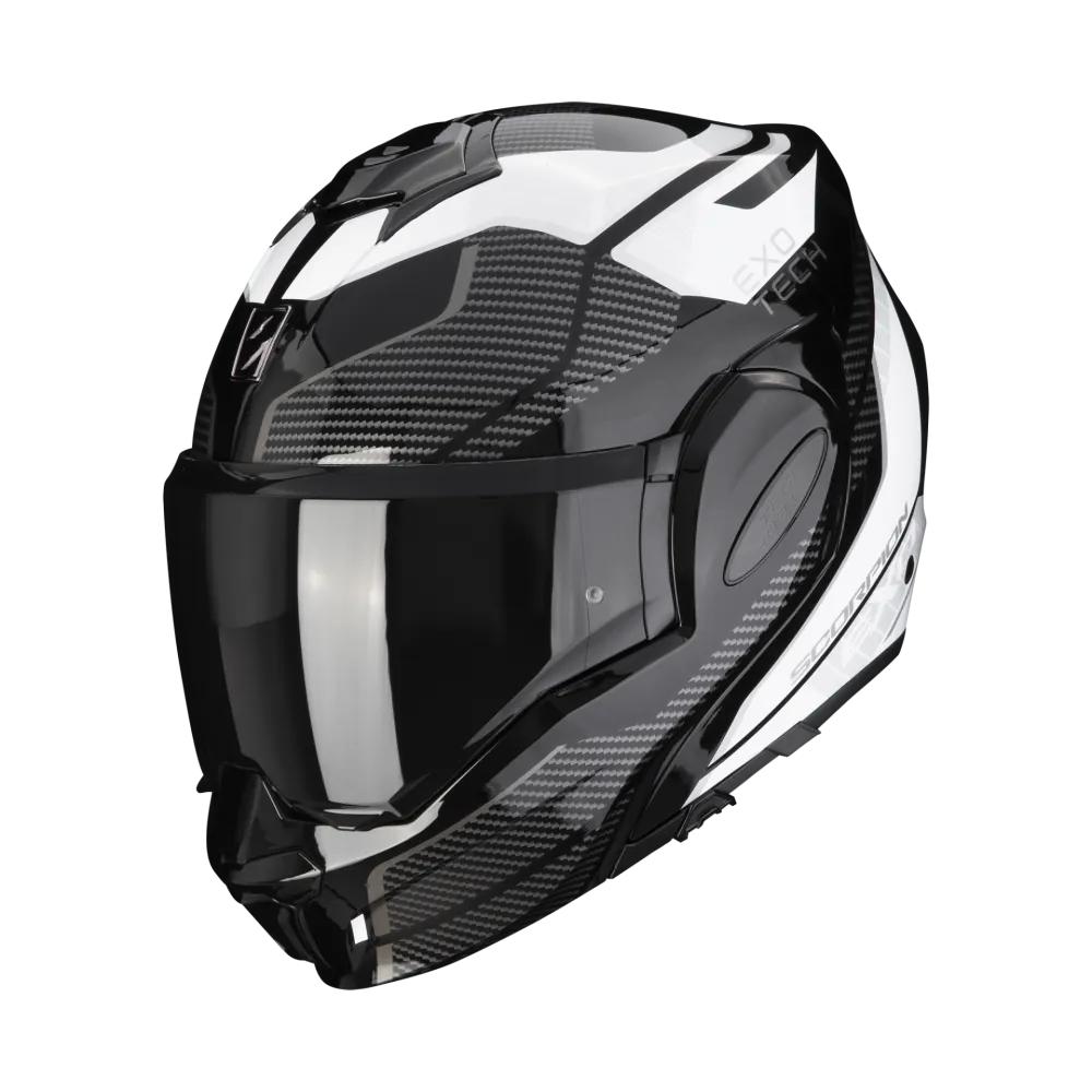 scorpion-casque-modulaire-exo-tech-evo-animo-moto-scooter-noir-blanc