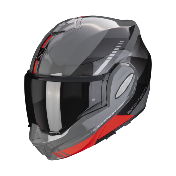 scorpion-casque-modulaire-exo-tech-evo-genre-moto-scooter-gris-noir-rouge