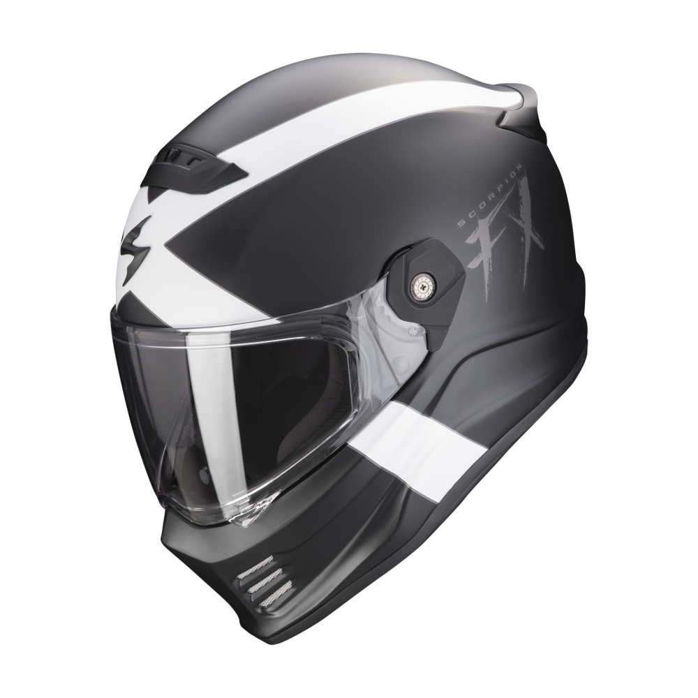 scorpion-casque-modulaire-street-fight-convert-fx-gallus-moto-scooter-noir-mat-blanc