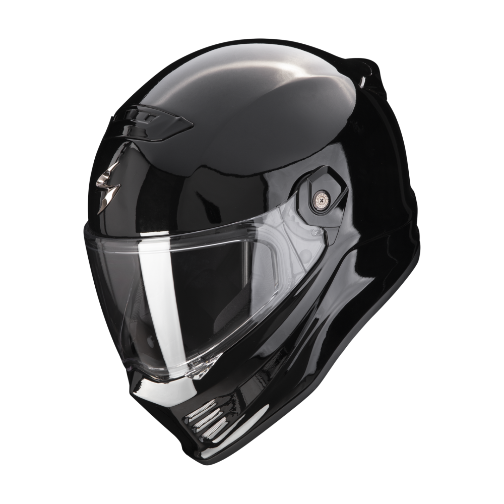 scorpion-casque-modulaire-street-fight-convert-fx-solid-moto-scooter-noir