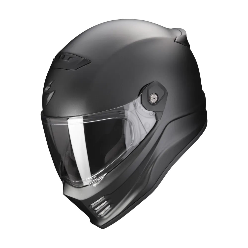 scorpion-casque-modulaire-street-fight-convert-fx-solid-moto-scooter-noir-mat