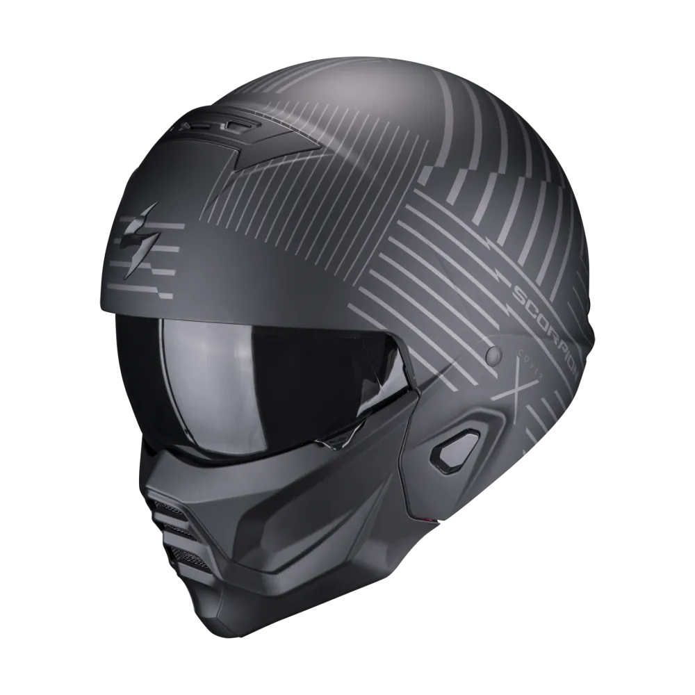 scorpion-casque-modulaire-street-fight-exo-combat-ii-miles-moto-scooter-noir-mat-argent