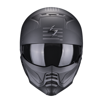 scorpion-helmet-street-fight-exo-combat-ii-miles-modular-moto-scooter-matt-black-silver
