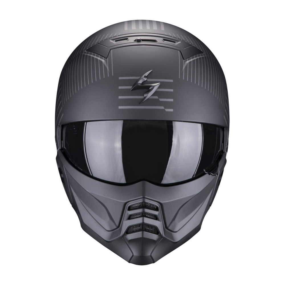 scorpion-casque-modulaire-street-fight-exo-combat-ii-miles-moto-scooter-noir-mat-argent