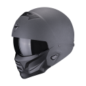 SCORPION casque modulaire EXO-COMBAT II GRAPHITE moto scooter Gris foncé
