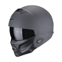SCORPION modular helmet EXO-COMBAT II GRAPHITE moto scooter dark Gray