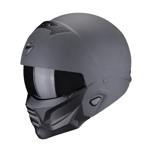 SCORPION casque modulaire EXO-COMBAT II GRAPHITE moto scooter Gris foncé