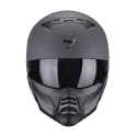 SCORPION casque modulaire EXO-COMBAT II GRAPHITE moto scooter Gris foncé