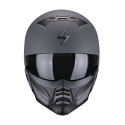 SCORPION modular helmet EXO-COMBAT II GRAPHITE moto scooter dark Gray