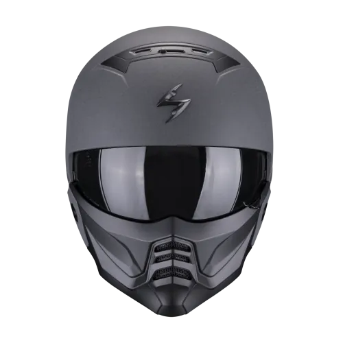 SCORPION modular helmet EXO-COMBAT II GRAPHITE moto scooter dark Gray