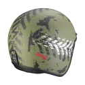 SCORPION casque jet BELFAST EVO NEVADA moto scooter Vert mat Argent