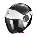 scorpion-casque-jet-exo-city-ii-mall-moto-scooter-noir-metal-blanc-argent