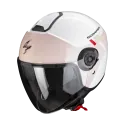 scorpion-casque-jet-exo-city-ii-mall-moto-scooter-blanc-rose-vert