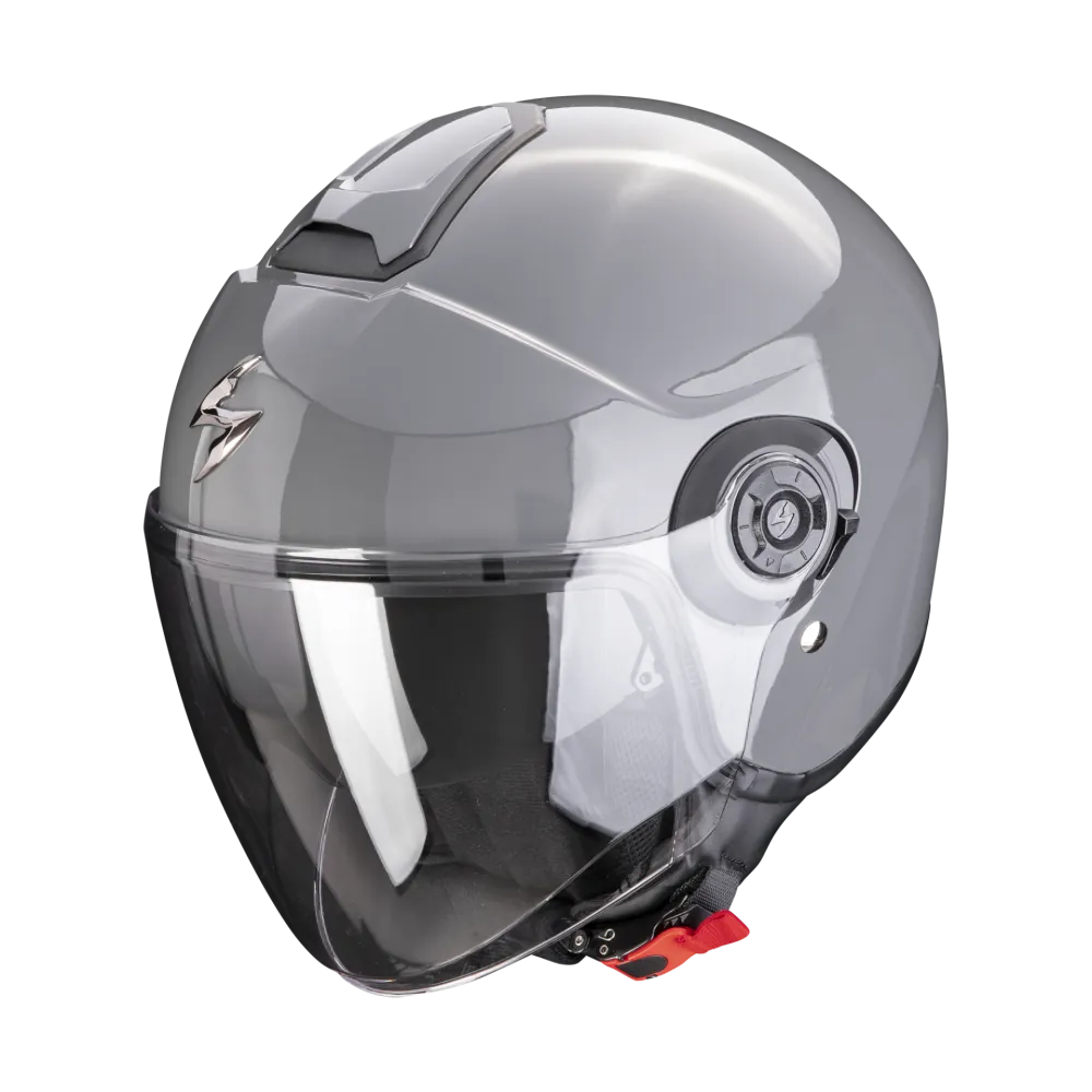 scorpion-casque-jet-exo-city-ii-solid-moto-scooter-gris-ciment