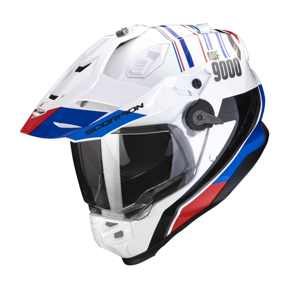 SCORPION cross helmet ADF-9000 AIR DESERT moto scooter White Blue Red