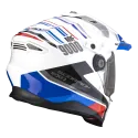 SCORPION cross helmet ADF-9000 AIR DESERT moto scooter White Blue Red