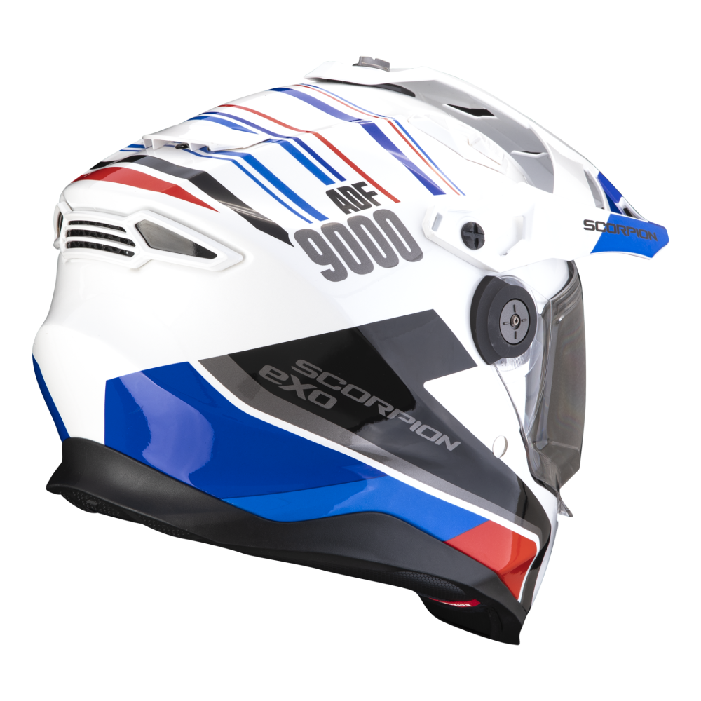 SCORPION cross helmet ADF-9000 AIR DESERT moto scooter White Blue Red