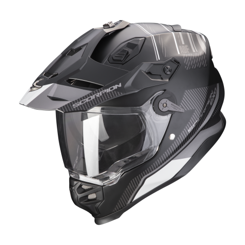 SCORPION cross helmet ADF-9000 AIR DESERT moto scooter matt Black / Silver