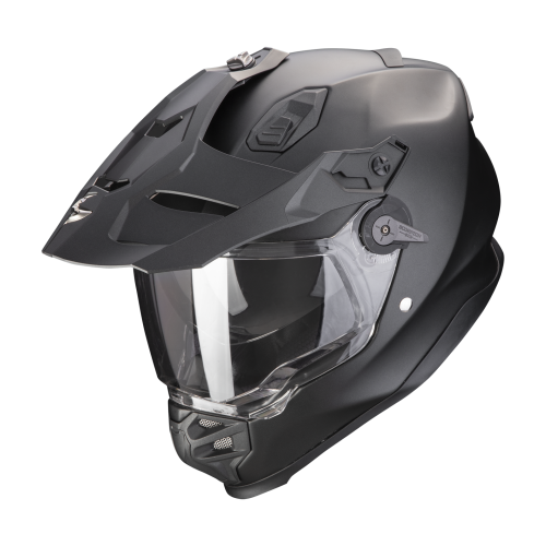 SCORPION cross helmet ADF-9000 AIR SOLID moto scooter pearl matt Black