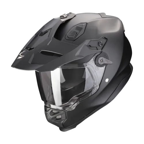 SCORPION cross helmet ADF-9000 AIR SOLID moto scooter pearl matt Black
