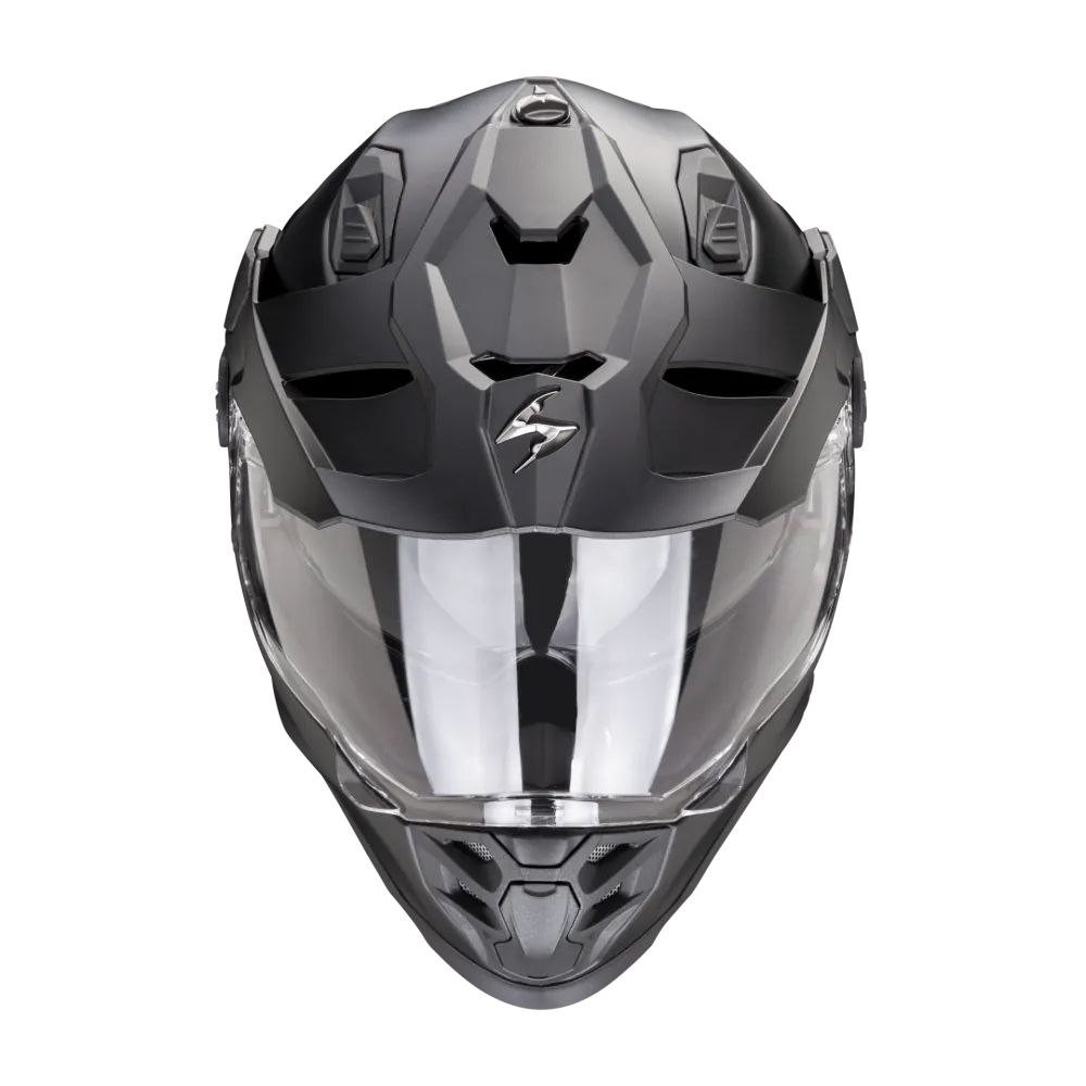 SCORPION cross helmet ADF-9000 AIR SOLID moto scooter pearl matt Black