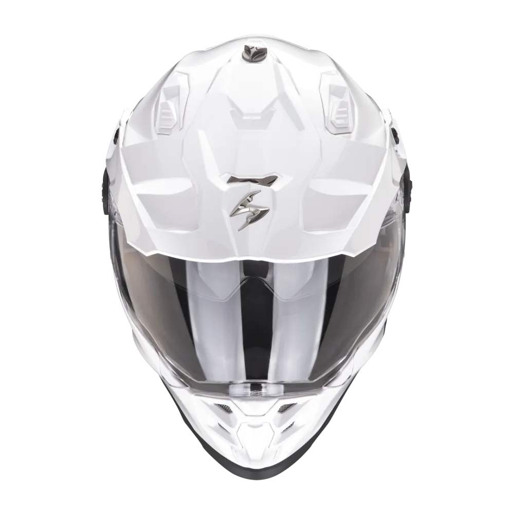 SCORPION cross helmet ADF-9000 AIR SOLID moto scooter pearl White